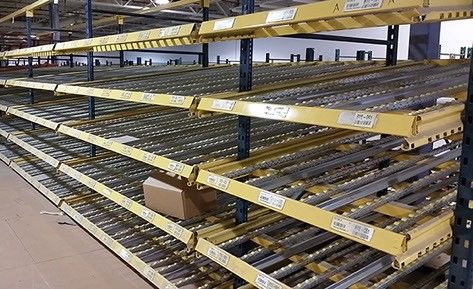 Dynamic Storage Carton Flow Rack Heavy Duty / light Duty with rollers