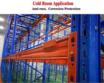 Cold Room Heavy Duty Racks For Warehouse Double C Structure Beam ISO9001 Approved