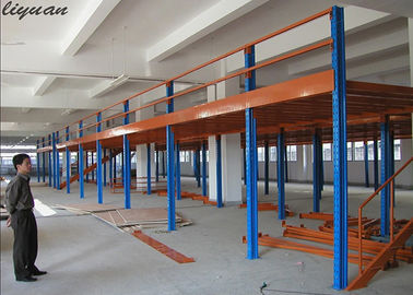 Attic Style Loft Mezzanine Steel Structure With H- Shaped Steel Structures