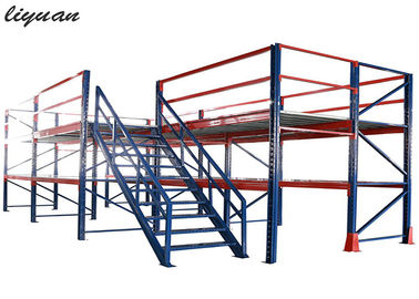 Easy Operation Steel Mezzanine Floor , Structural Steel Mezzanine Multi - Tiers