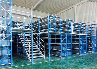 Customized Storage Mezzanine Racking System Steel Structure Corrosion Protection