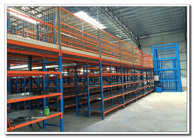 Safety Warehouse Storage Shelves Lrack Supported Mezzanine Corrosion Protection