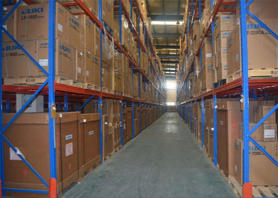 Warehouse Q235 3000kgs Heavy Duty Steel Racking 2100mm Length