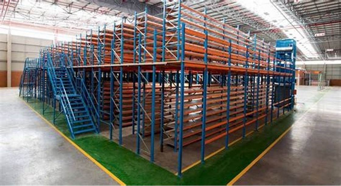 Outdoor Mezzanine Storage Rack Attic Loft Mezzanine Floor Racking For ...