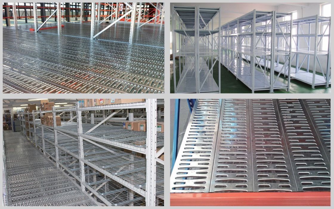 Galve Panel For Racking Metal Mezzanine Floor Panel Galvanized Steel Storage Racking Open Steel ...