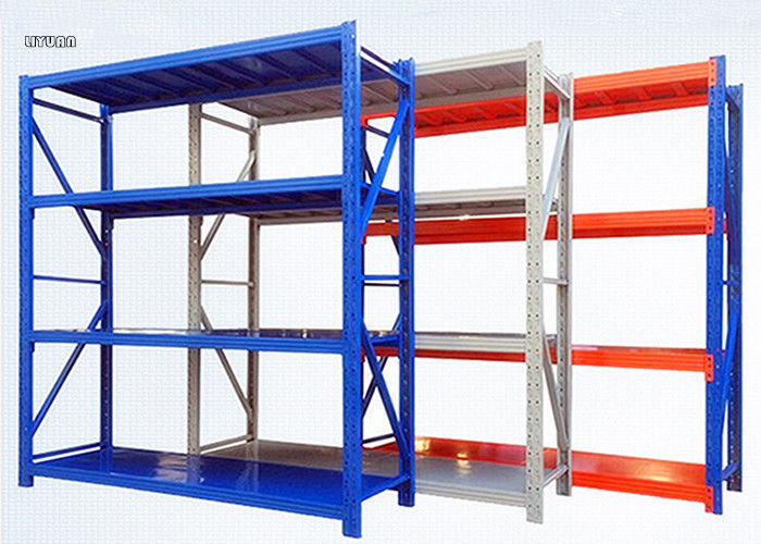Anti Rust Industrial Racking Shelves , Metal Warehouse Shelving 200800 Kgs