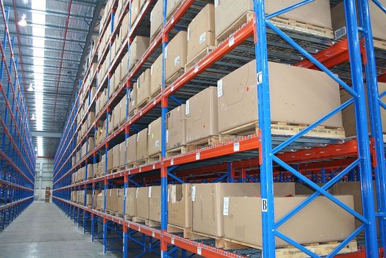 Selective Warehouse Storage Rack Heavy Duty Steel Beam Racking System