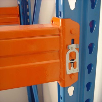 Adjustable Teardrop Pallet Rack Beams Steel Warehouse Shelves Corrosion Protection