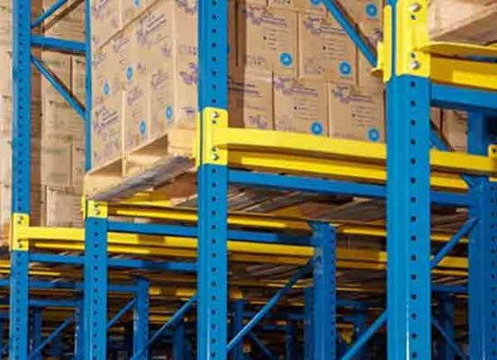 1-3 Ton Capacity Drive In Pallet Racking 2 Levels -6 Levels Custom Pallet Racking