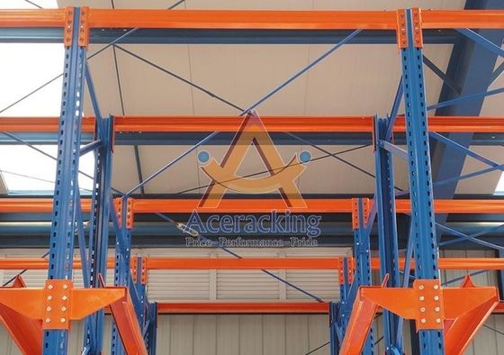 1-3 Ton Capacity Drive In Pallet Racking 2 Levels -6 Levels Custom Pallet Racking