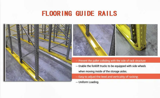 1-3 Ton Capacity Drive In Pallet Racking 2 Levels -6 Levels Custom Pallet Racking