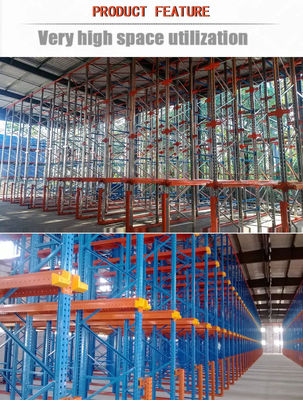 2-6 Levels Drive In Pallet Racking Heavy Duty Customized Size