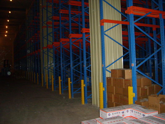 Customized Warehouse Drive In Drive Through Racking System For Cold Storage