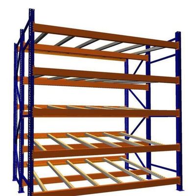 Gravity Rack Carton Flow Racking System Industrial Rolling Steel Shelving