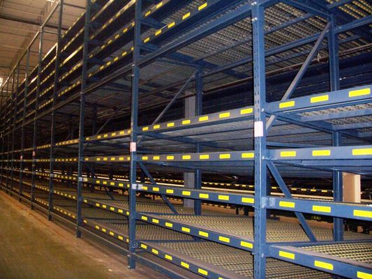 Heavy Duty Carton Flow Rack System With 100-1000 Kgs Capacity Per Bed