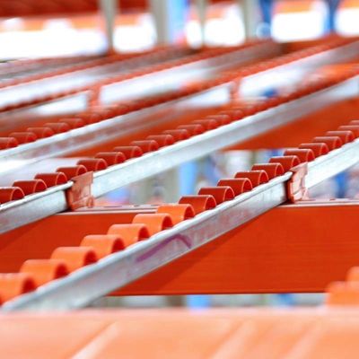 ACERACK Gravity Roller Racking , Flow Through Racking System For Warehouse Storage