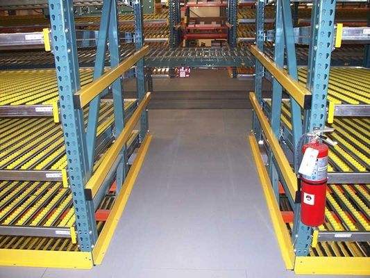 Warehouse Gravity Carton Flow System Pallet Flow Racking With Roller