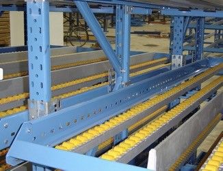 Warehouse Gravity Carton Flow System Pallet Flow Racking With Roller