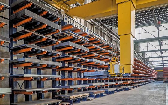 Heavy Duty Galvanised Cantilever Racking External Adjustable Cantilever Metal Storage Racks