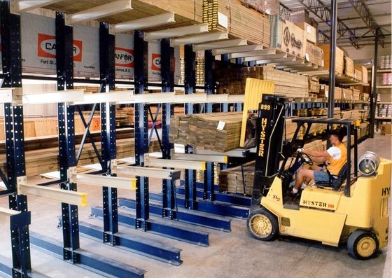 Heavy Duty Galvanised Cantilever Racking External Adjustable Cantilever Metal Storage Racks