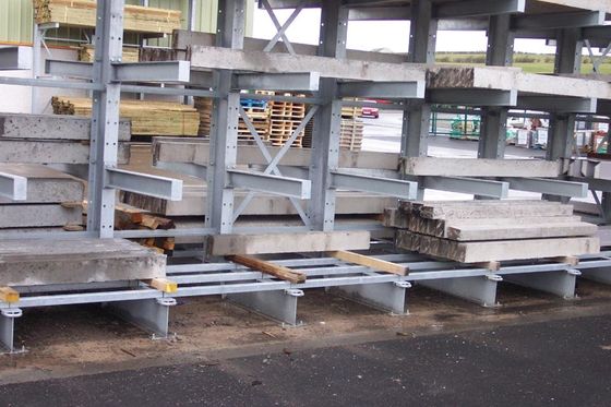 OEM Light Duty Cantilever Rack Shelf , Cantilever Storage Racking Manufacturer