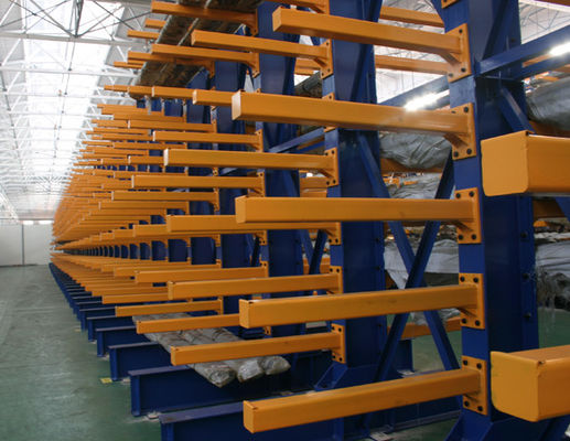 Double Sided Cantilever Rack Customized For Industrial Steel Storage Systems