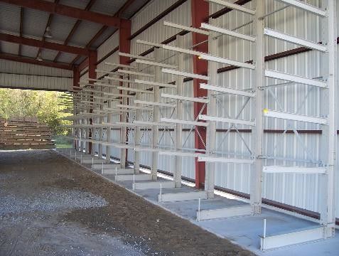 High Strength Steel Cantilever Storage Racks Industrial Cantilever Shelving OEM Available