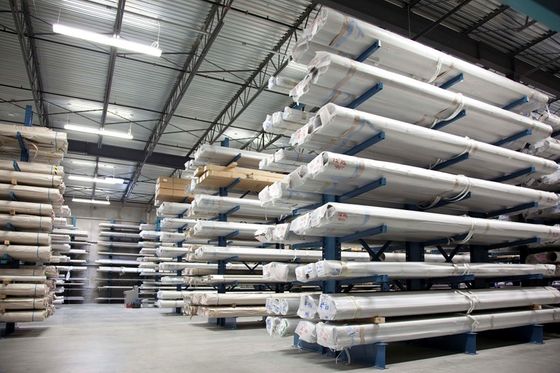 High Capacity Industrial Cantilever Storage Racks Heavy Duty With Roof / Drain