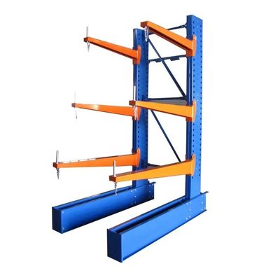 Indoor / Outdoor Single Sided Cantilever Racking Adjustable Heavy Duty