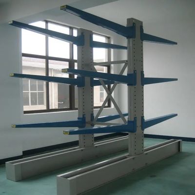Powder Coating Cantilever Steel Rack Hot Dip Galvanised For Logistics Storage