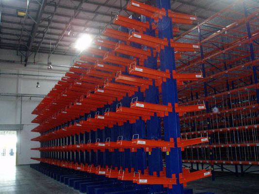 1000kg/arm Cantilever Storage Racks Heavy Duty Warehouse Racking Systems
