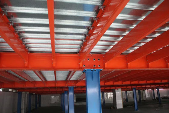 Multi Level Steel Warehouse Mezzanine Floor Industrial Steel Platform