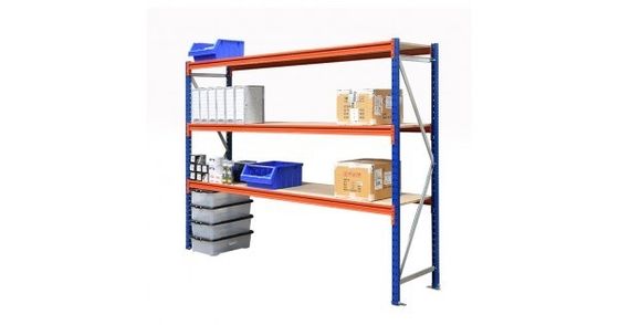 Warehouse Storage Longspan Racking / Iron Shelf Rack Medium Duty