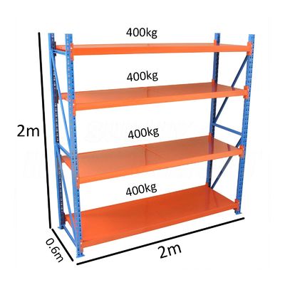 Medium Heavy Load Longspan Shelving Rack System  AS4084 CE ISO Certified