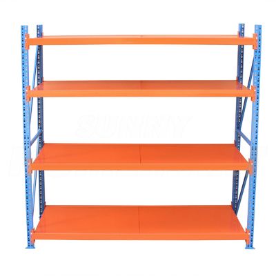 Light Heavy Duty Metal Longspan Shelving Rack Powder Coating