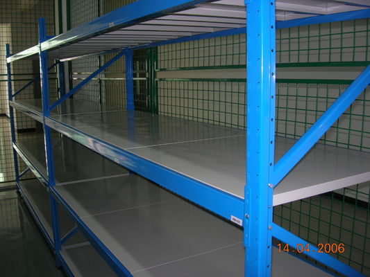 Light Heavy Duty Metal Longspan Shelving Rack Powder Coating