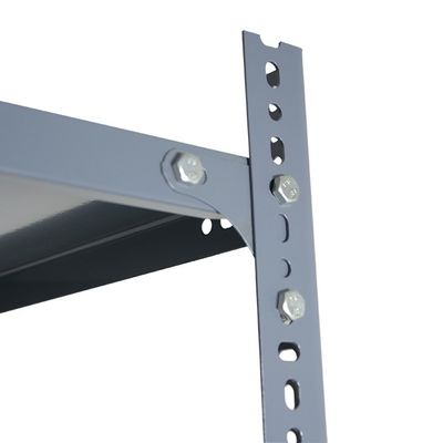Household Light Duty Shelving Slotted Angle Steel Rack For Garage