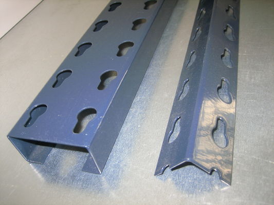 Custom Slotted Angle Steel Light Duty Shelving for Warehouse Storage
