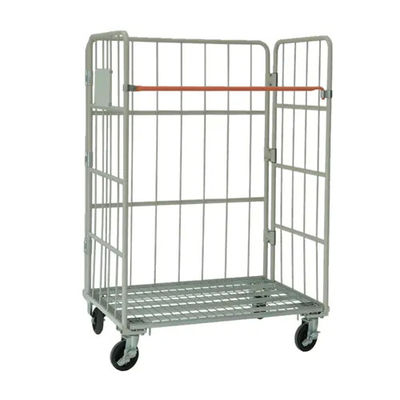 Industrial Wire Mesh Warehouse Storage Containers Folding Galvanized Welded