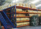 Industrial Mezzanine Steel Structure Loading Capacity 300-1000 Kg/Sqm Galvanized Optional