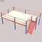 Durable Industrial Mezzanine Floor Easy Operation 2-3 Level Orange Beam RAL2004