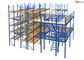 Powder Coated Mezzanine Racking System Multi - Level Steel Structure Shelves Racks