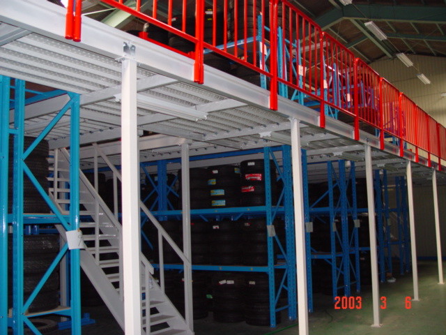 Layer Mat Racking 500kg-2000kg/layer Capacity Mezzanine Racking System For Industrial Storage