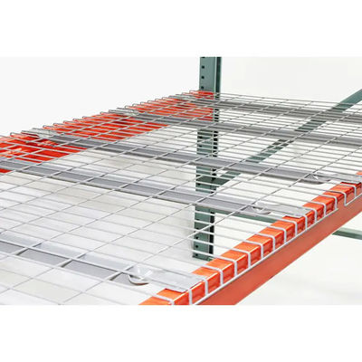 OEM Heavy Duty Pallet Racking Shelving System With Galv Powder Coating Wire Mesh Decking
