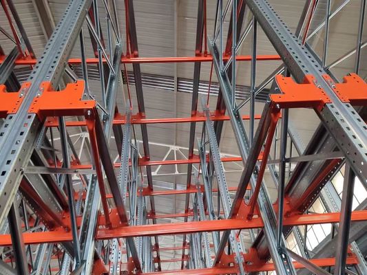 Automatic Electric Shuttle Racking System Steel Heavy Duty Storage Solution