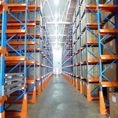 Warehouse Storage Drive In Pallet Racking Powder Coating Heavy Duty Industrial Shelving