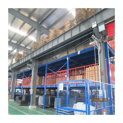 Industrial Steel Platform Warehouse Pallet Racking Customized With Stairs Handrails