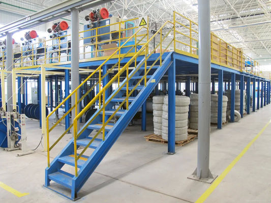 Heavy Duty Steel Warehouse Pallet Racks Metal Mezzanine Platform Shelf Customized