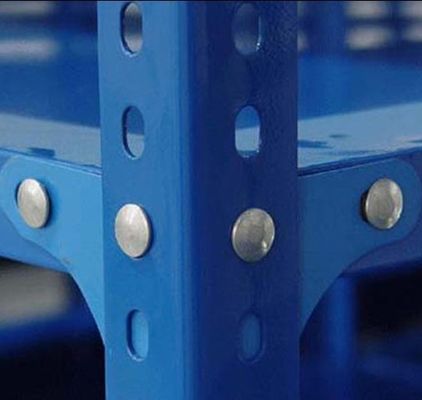 Slotted Angle Light Duty Boltless Rivet Shelving Iron Angle Steel Rack