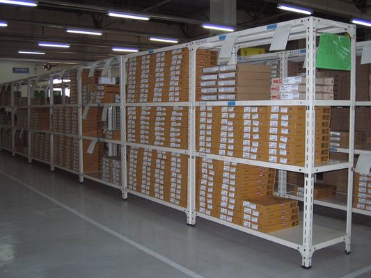 Slotted Angle Racks Metal Light Duty Shelving Powder Coated